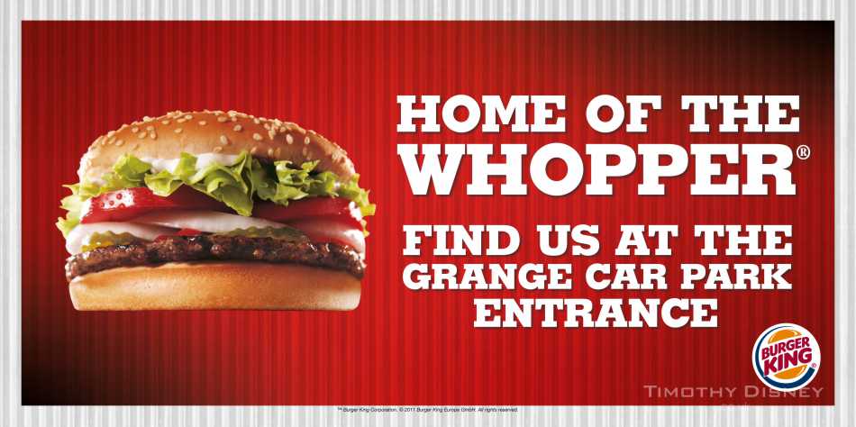 Home of the Whopper Ad Sign