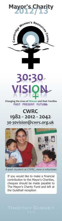 Cambridge Women's Resource Centre Banner