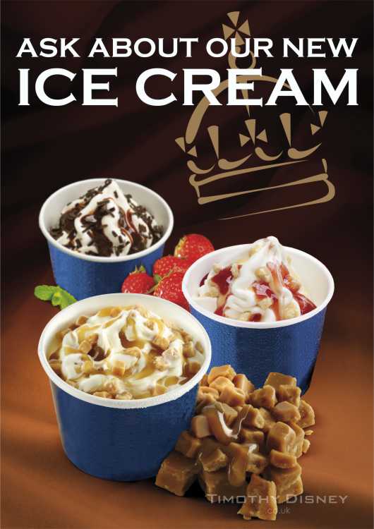 Dining Room Ice Cream Promo Poster