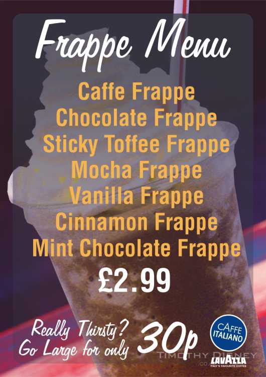 Frappe Menu Card