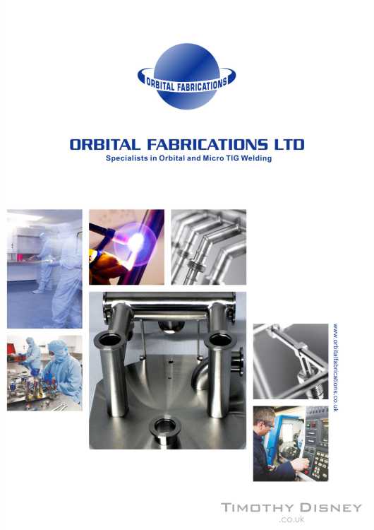 Orbital Fabrications Brochure Cover