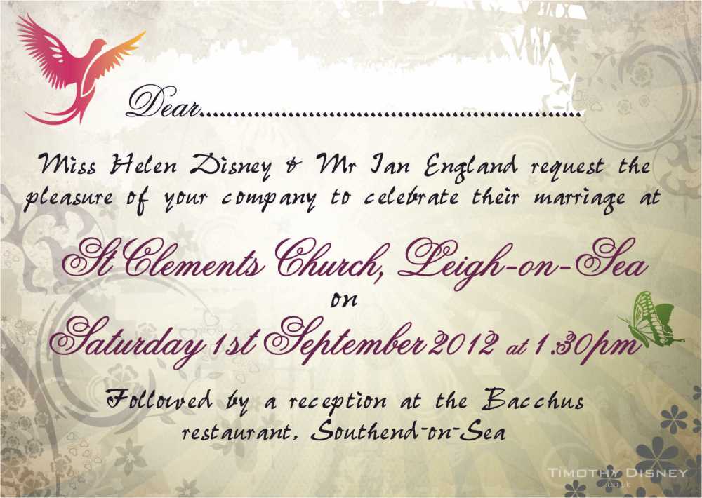 Shabby Chic Invitation