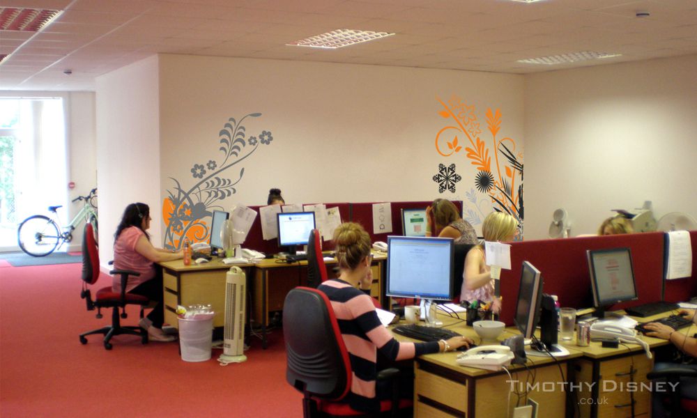 Callcentre Wall Mockup Image 01